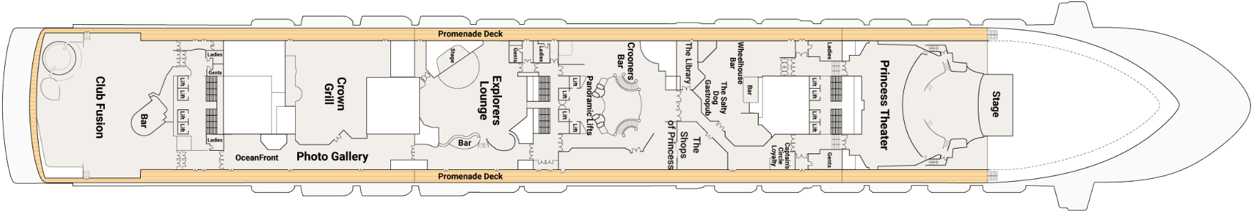 Princess Cruises Crown Princess Deck 7 - Promenade.png